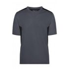 James&Nicholson póló Strong Craftsmen 165 carbon-fekete-fehér