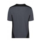 James&Nicholson póló Strong Craftsmen 165 carbon-fekete-fehér