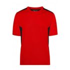 James&Nicholson póló Strong Craftsmen 165 carbon-fekete-fehér