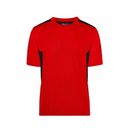 James&Nicholson póló Strong Craftsmen 165 carbon-fekete-fehér