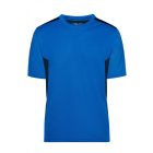 James&Nicholson póló Strong Craftsmen 165 királykék-tengerkék-fehér