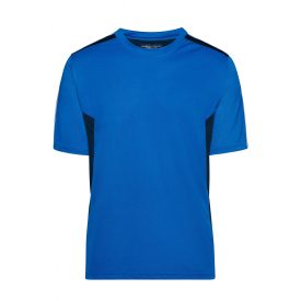   James&Nicholson póló Strong Craftsmen 165 királykék-tengerkék-fehér