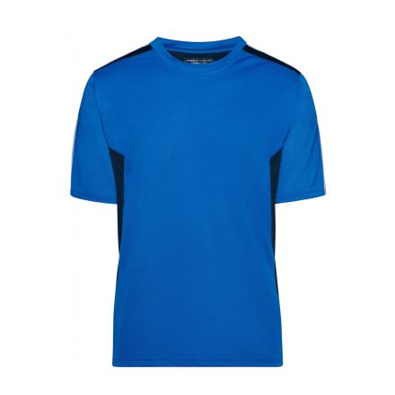 James&Nicholson póló Strong Craftsmen 165 királykék-tengerkék-fehér