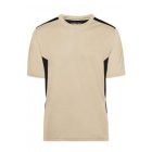 James&Nicholson póló Strong Craftsmen 165 homok-fekete-fehér