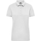 James&Nicholson galléros női póló Workwear Piqué 200 fehér