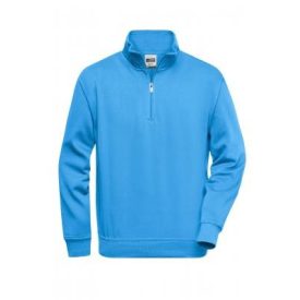James & Nicholson Workwear Half Zip Sweatshirt