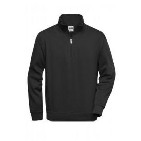 James & Nicholson Workwear Half Zip Sweatshirt