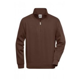 James & Nicholson Workwear Half Zip Sweatshirt