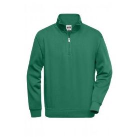 James & Nicholson Workwear Half Zip Sweatshirt