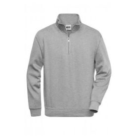 James & Nicholson Workwear Half Zip Sweatshirt