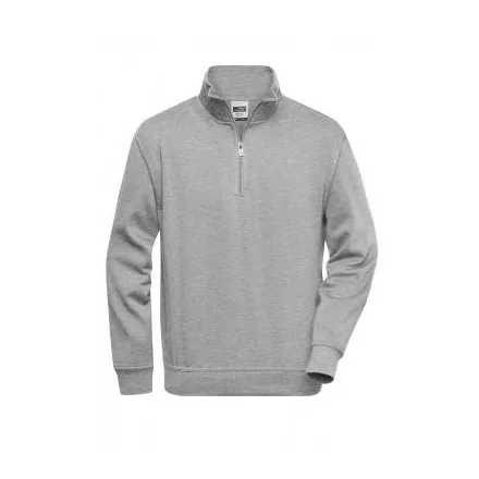James & Nicholson Workwear Half Zip Sweatshirt