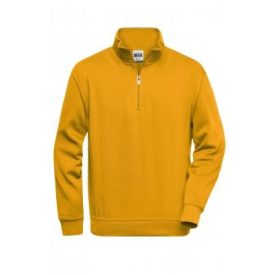 James & Nicholson Workwear Half Zip Sweatshirt