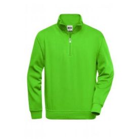 James & Nicholson Workwear Half Zip Sweatshirt