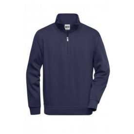 James & Nicholson Workwear Half Zip Sweatshirt