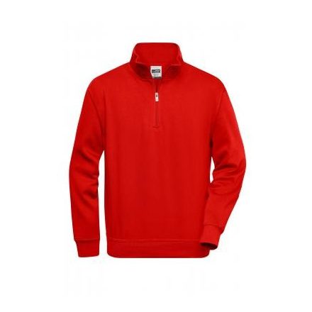 James & Nicholson Workwear Half Zip Sweatshirt