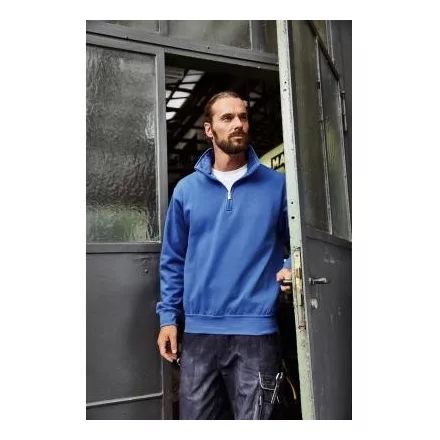 James & Nicholson Workwear Half Zip Sweatshirt