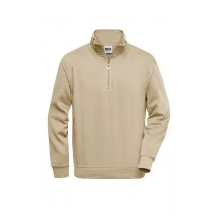 James & Nicholson Workwear Half Zip Sweatshirt