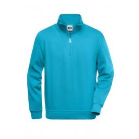 James & Nicholson Workwear Half Zip Sweatshirt