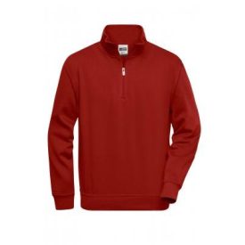 James & Nicholson Workwear Half Zip Sweatshirt