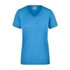 James&Nicholson női póló Workwear 160 aqua