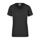 James&Nicholson női póló Workwear 160 fekete