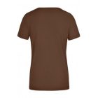 James&Nicholson női póló Workwear 160 barna