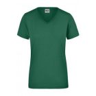 James&Nicholson női póló Workwear 160 sötétzöld