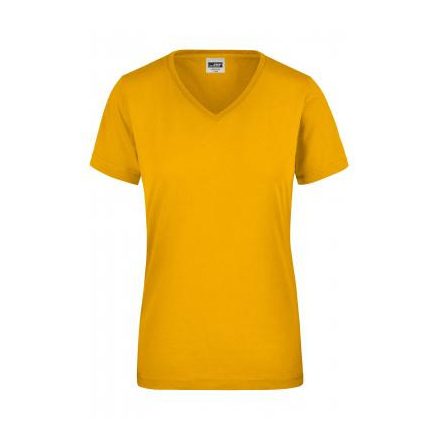 James&Nicholson női póló Workwear 160 arany
