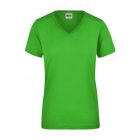 James&Nicholson női póló Workwear 160 lime
