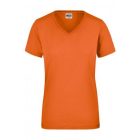 James&Nicholson női póló Workwear 160 narancssárga