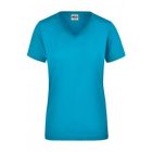 James&Nicholson női póló Workwear 160 türkiz