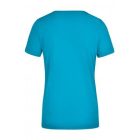 James&Nicholson női póló Workwear 160 türkiz