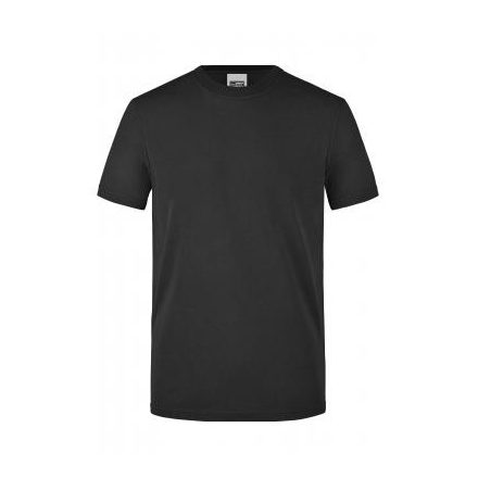 James&Nicholson póló Workwear 160 fekete