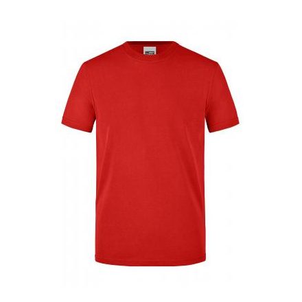 James&Nicholson póló Workwear 160 piros
