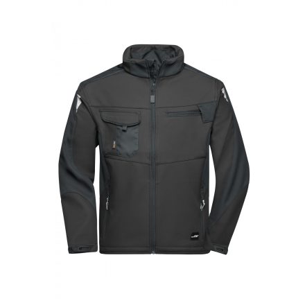 James&Nicholson softshell dzseki Strong 320 fekete-fekete