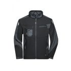 James&Nicholson softshell dzseki Strong 320 fekete-carbon