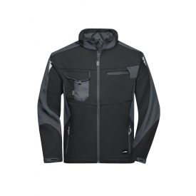 James&Nicholson softshell dzseki Strong 320 fekete-carbon