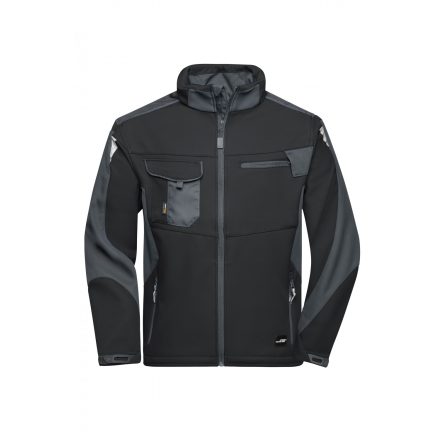 James&Nicholson softshell dzseki Strong 320 fekete-carbon
