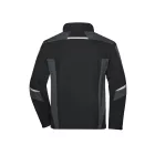 James&Nicholson softshell dzseki Strong 320 fekete-carbon