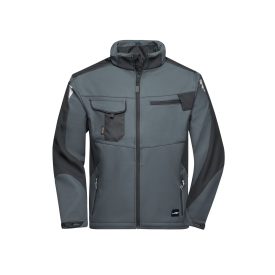 James&Nicholson softshell dzseki Strong 320 carbon-fekete