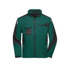 James&Nicholson softshell dzseki Strong 320 sötétzöld-fekete