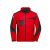 James&Nicholson softshell dzseki Strong 320 piros-fekete