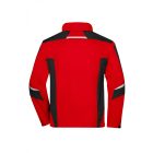 James&Nicholson softshell dzseki Strong 320 piros-fekete