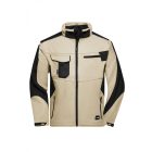 James&Nicholson softshell dzseki Strong 320 homok-fekete