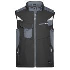 James&Nicholson softshell mellény Strong 320 fekete-carbon