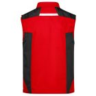 James&Nicholson softshell mellény Strong 320 piros-fekete