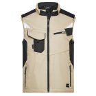 James&Nicholson softshell mellény Strong 320 homok-fekete