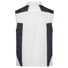 James&Nicholson softshell mellény Strong 320 fehér-carbon