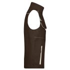 James&Nicholson mellény Workwear 250 barna-homok