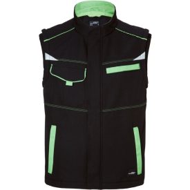 James & Nicholson Workwear Summer Softshell Vest - Level 2